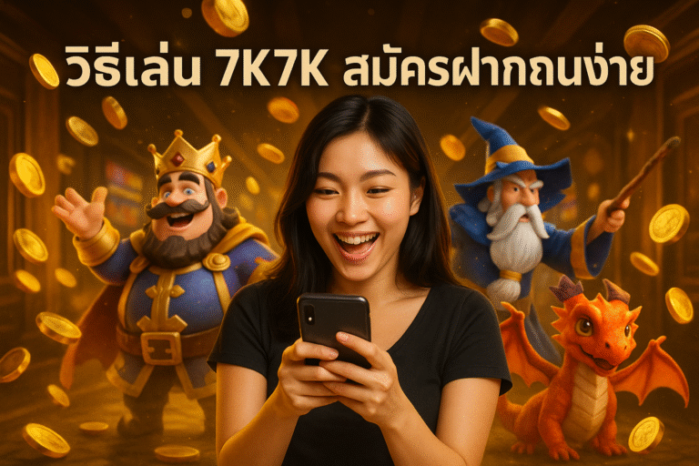วิธีเล่น 7K7K สมัครฝากถอนง่าย