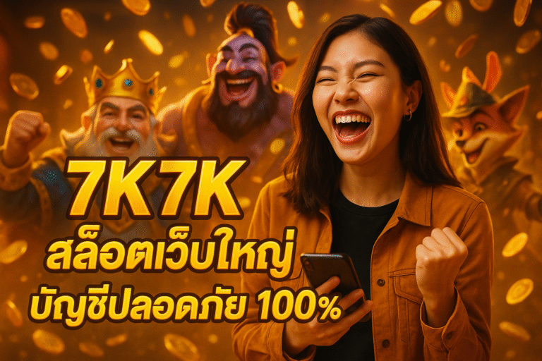 7K7K สล็อตเว็บใหญ่ บัญชีปลอดภัย 100%