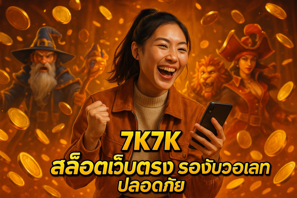 7K7K สล็อตเว็บตรง รองรับวอเลท ปลอดภัย