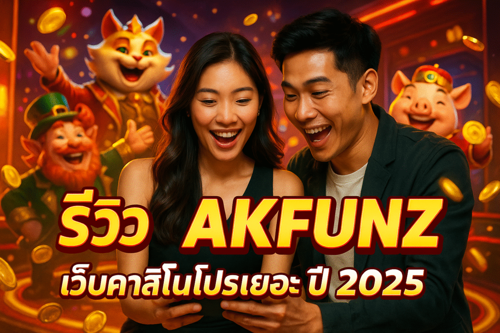 รีวิว AKFUNZ เว็บคาสิโนโปรเยอะปี 2025