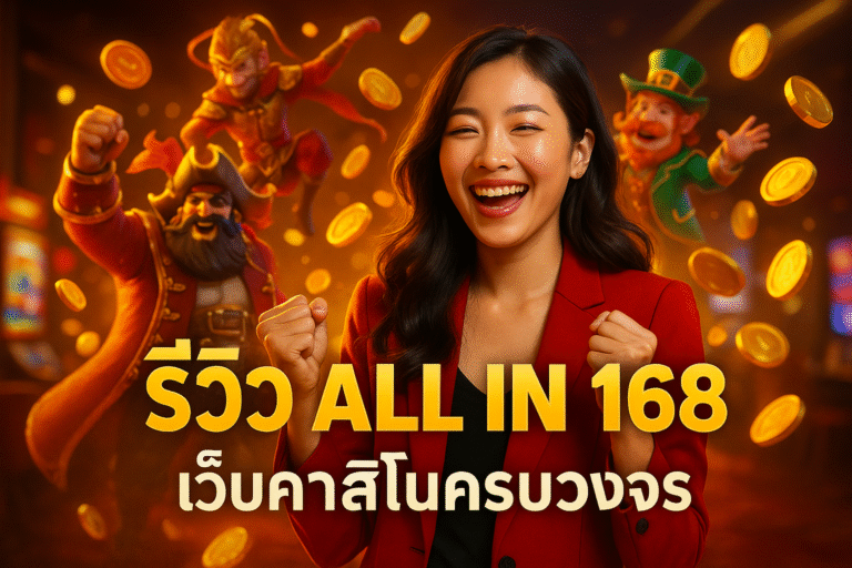 รีวิว ALL IN 168 เว็บคาสิโนครบวงจร